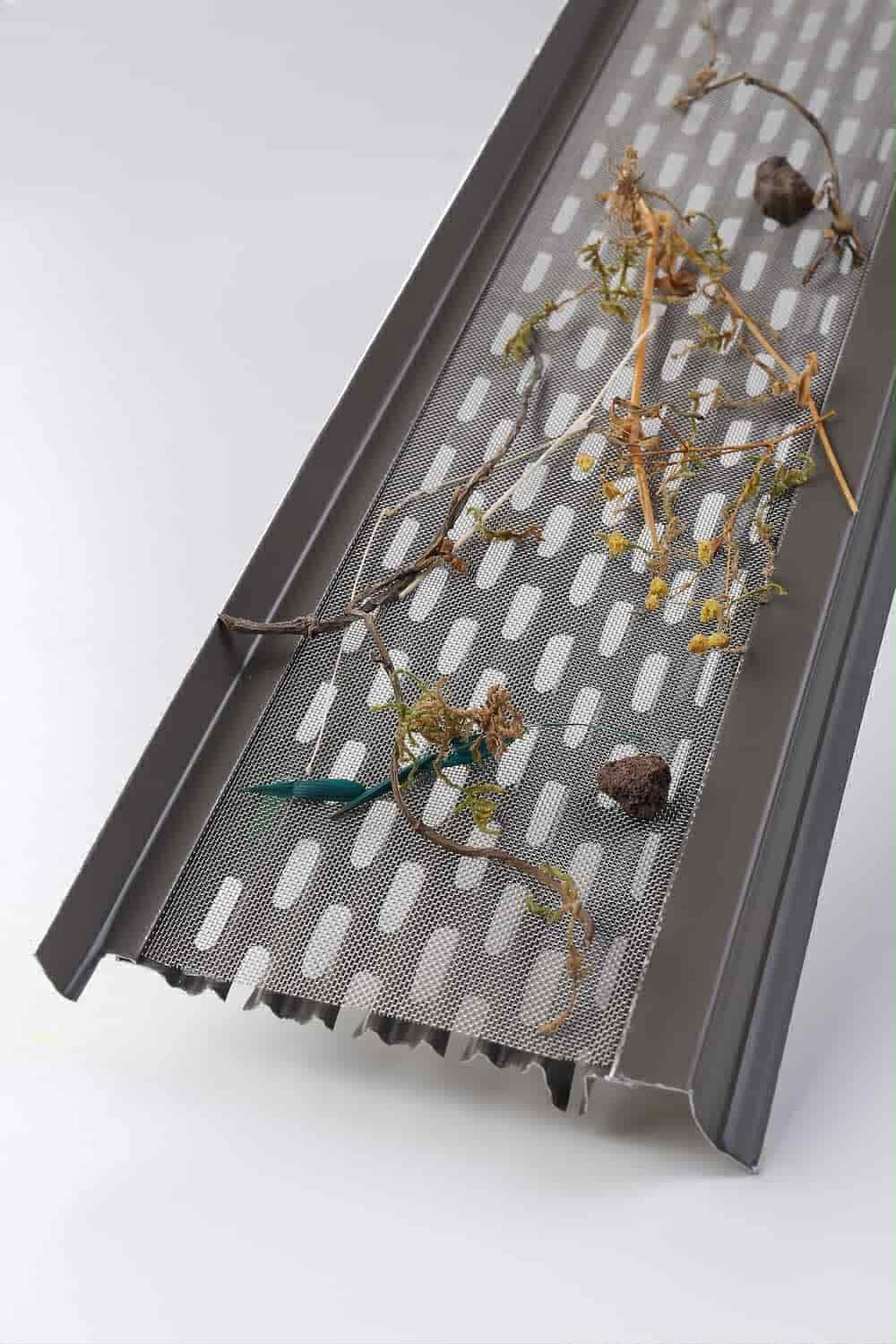 Gutter Grille Grey / Silver